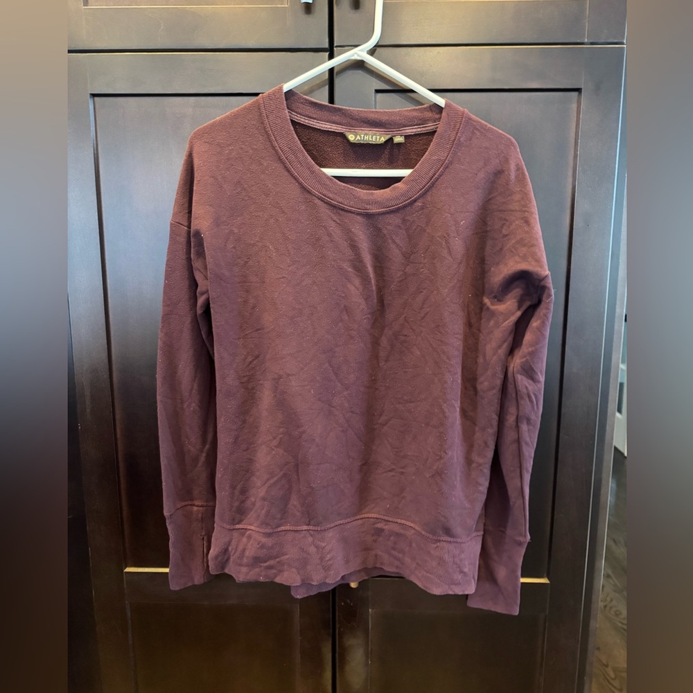 Athleta Maroon Sweatshirt